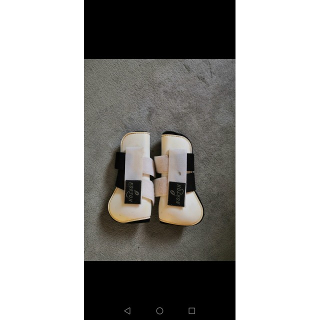 Guêtres blanches de compétition taille poney