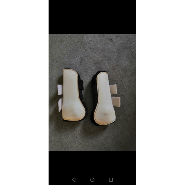 Guêtres blanches de compétition taille poney