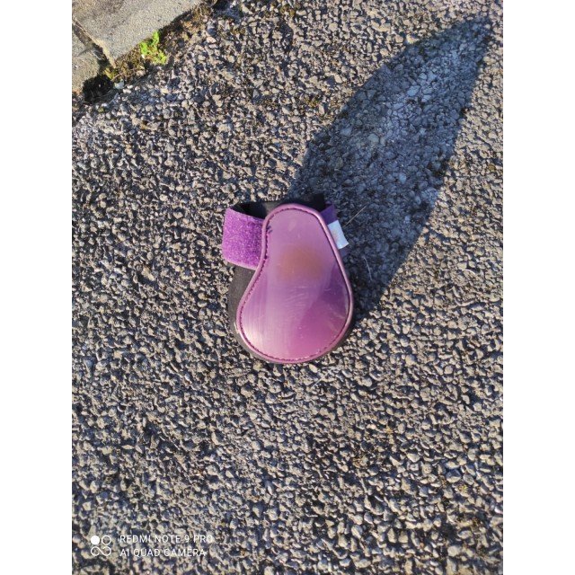 Protège boulet mauve taille poney