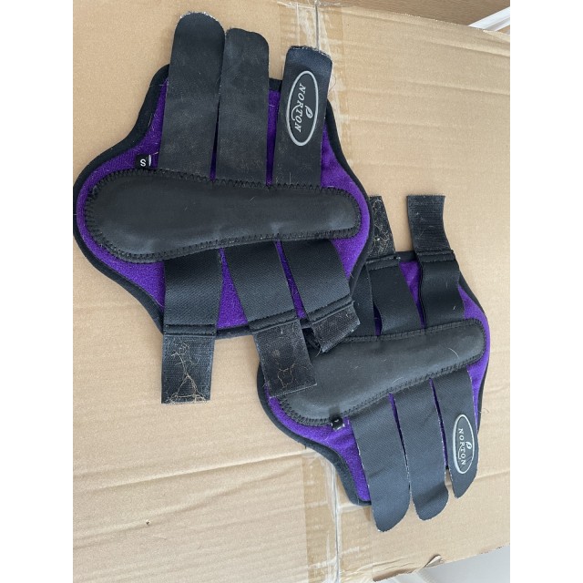 Guêtres Norton poney violettes