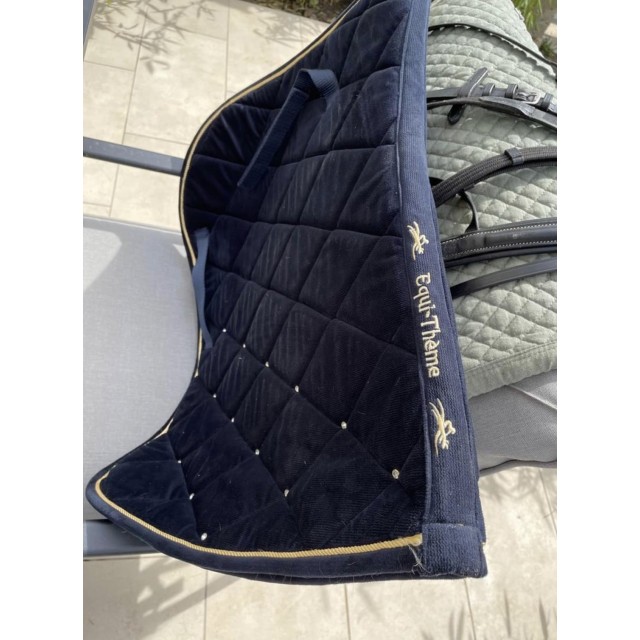 Tapis Equitheme bleu nuit taille cheval