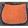 Ensemble tapis + licol orange