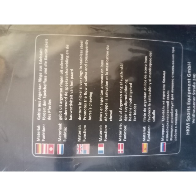 Mors olive double brisure en argenta T125