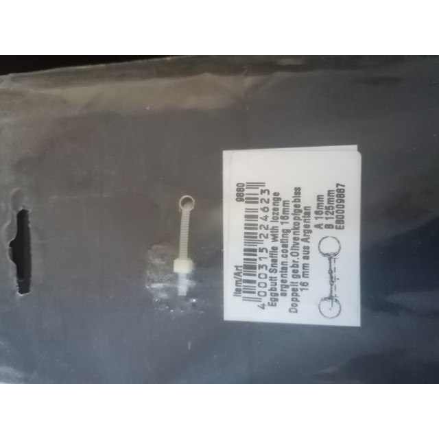 Mors olive double brisure en argenta T125
