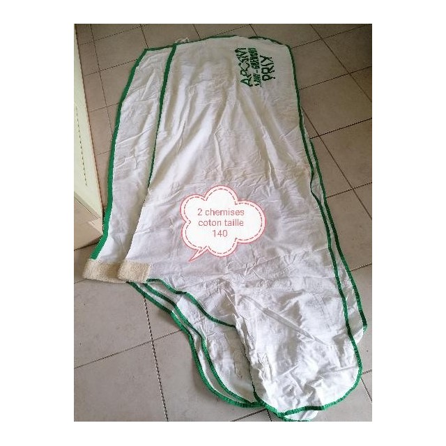 Lot chemises en coton