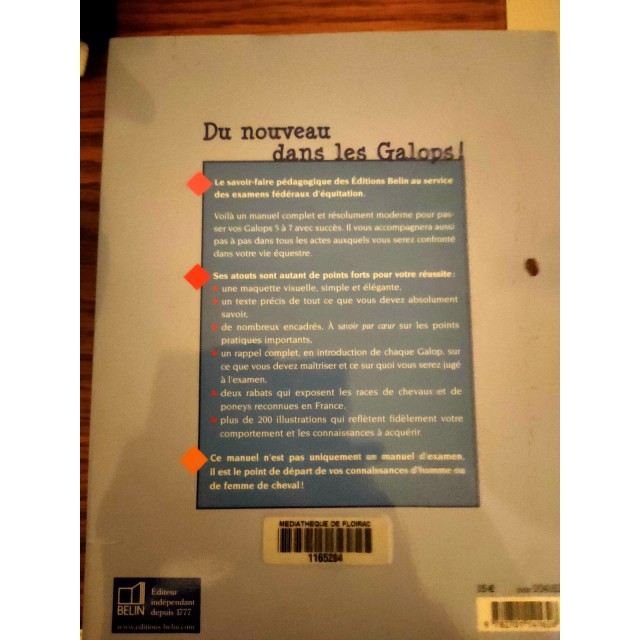 Exercice galop de 5 à7