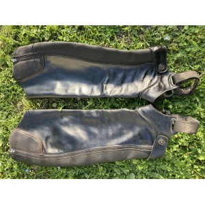 chaps noir detaille paillette