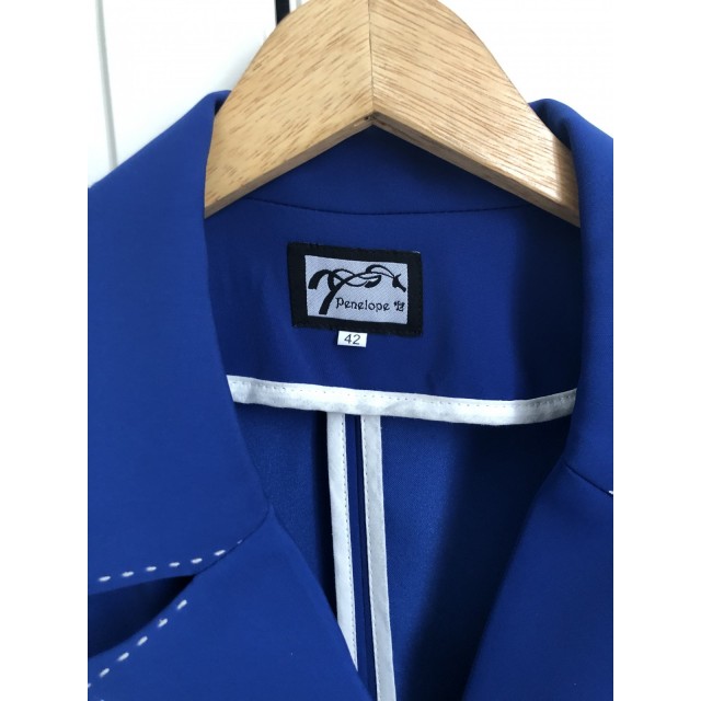 Veste Pénélope bleu roi