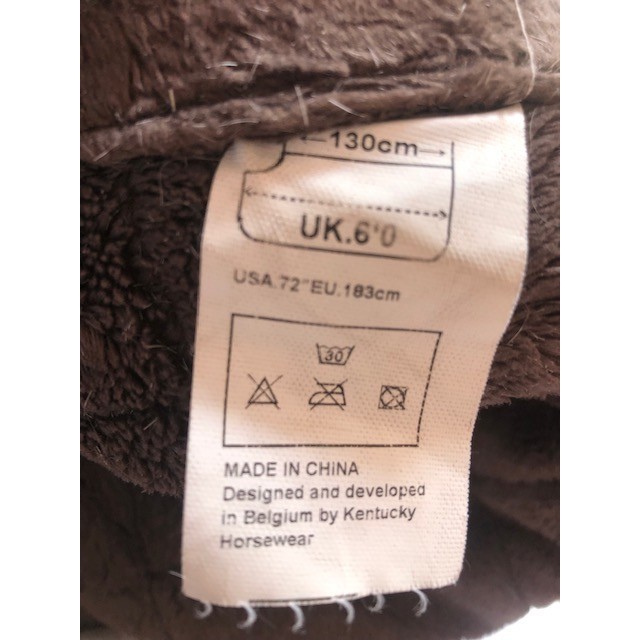Couverture Kentucky imperméable 300gr. Taille 130 (UK 6'0)