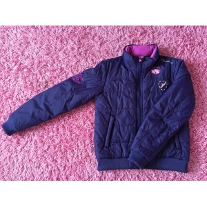 Blouson chaud fille violet 10 ans