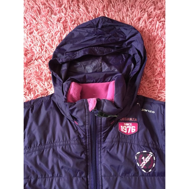 Blouson chaud fille violet 10 ans