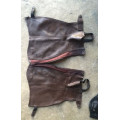 Chaps cuirs marrons T de T XS
