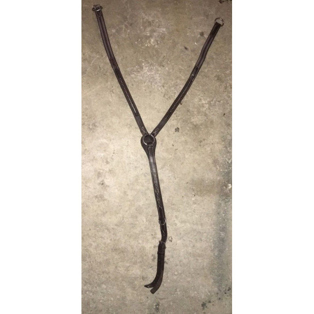 Collier de chasse poney rose et marron