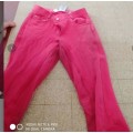 Pantalon rose full gripp equitheme