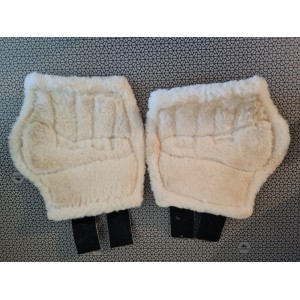 Guêtres mouton synthétique