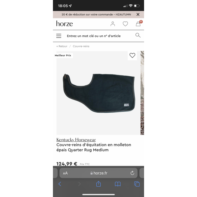 Couvre rein kentucky vert sapin