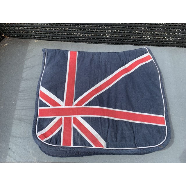 Tapis cheval dressage Union jack