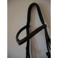 Bridon frontal V VULCI (Cheval, havane)