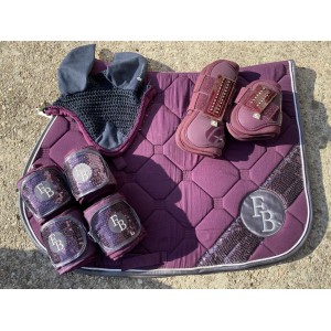 Ensemble tapis, bonnet, bandes de polo, guêtre