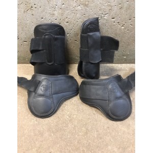 Ensemble guetres et proteges boulets belloir fait main taille cheval