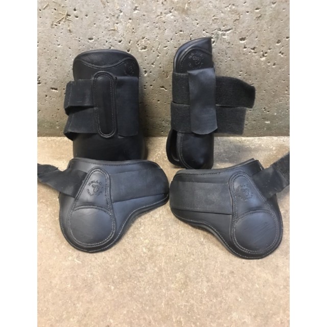 Ensemble guetres et proteges boulets belloir fait main taille cheval