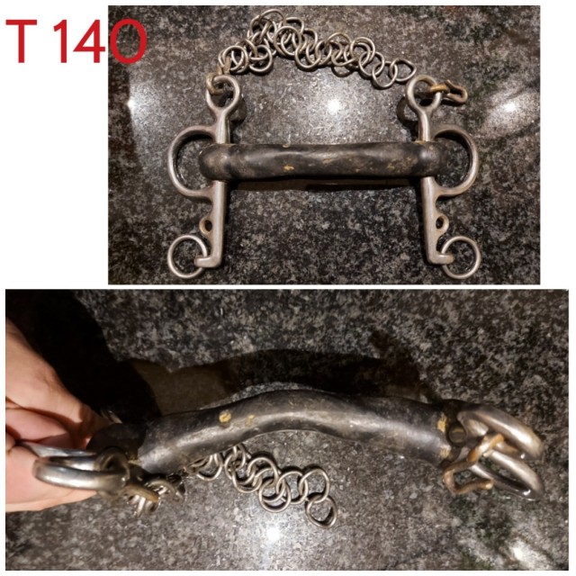 Pelham droit caoutchouc