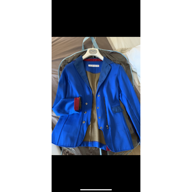 Veste animo bleu roi