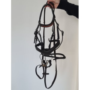 Filet poney marron foncé