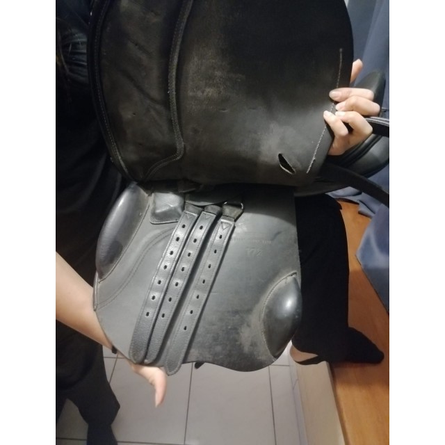 Selle fouganza cuir 17.5