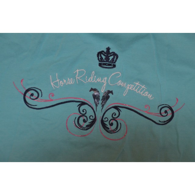 Polo bleu turquoise