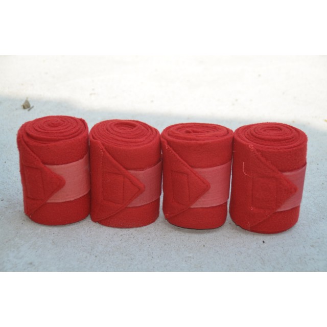 Bandes de polo rouge