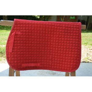 Tapis de selle rouge