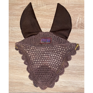 Bonnet HKM taille cheval marron