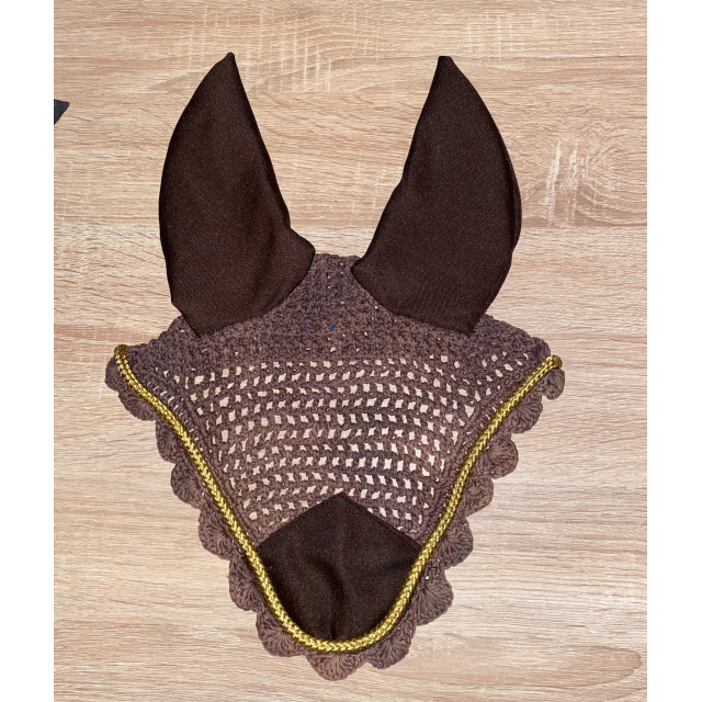Bonnet HKM taille cheval marron