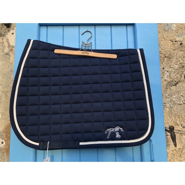 Tapis Pénélope bleu marine avec strass