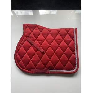 Tapis de selle diamond rouge