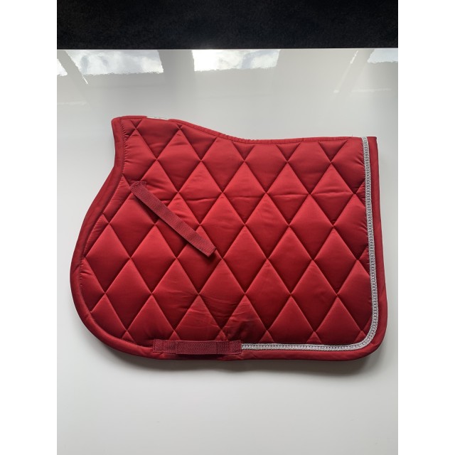 Tapis de selle diamond rouge