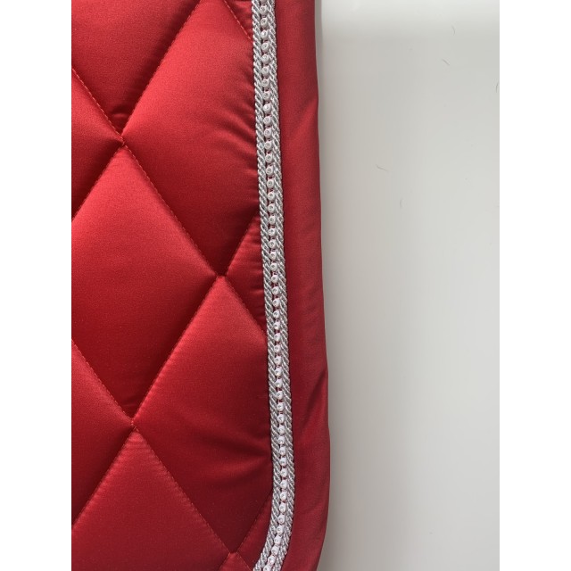 Tapis de selle diamond rouge
