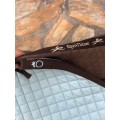Tapis + amortisseur bleu ciel et marron