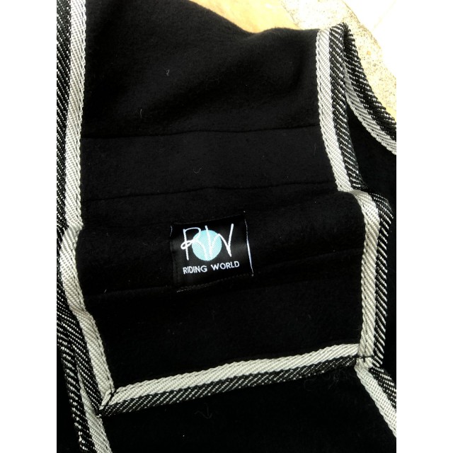 Couvre reins neuf Riding World 140' noir