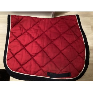 Tapis de selle mixte rouge