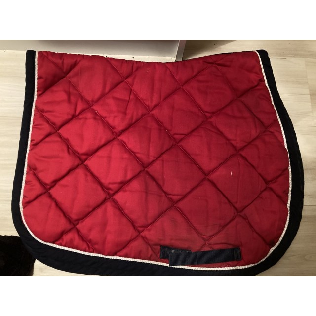 Tapis de selle mixte rouge