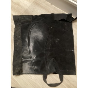 Chaps noir à scratch