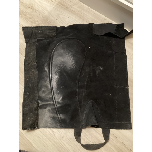 Chaps noir à scratch