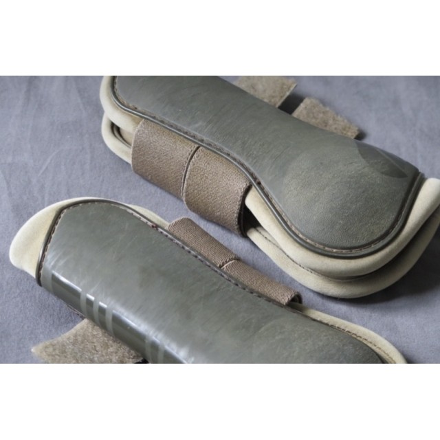 Ensemble guêtre protège boulets marron équithème