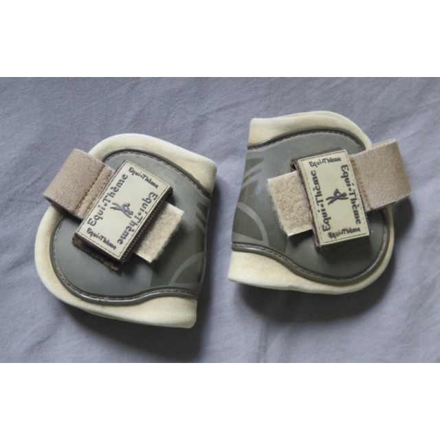 Ensemble guêtre protège boulets marron équithème