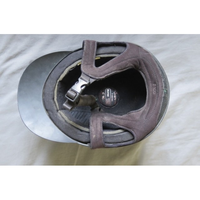 Bombe d’équitation noir taille 54 fouganza