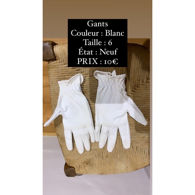 Gants Blanc