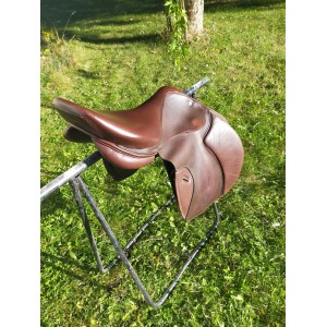 selle cuir fouganza 17,5"