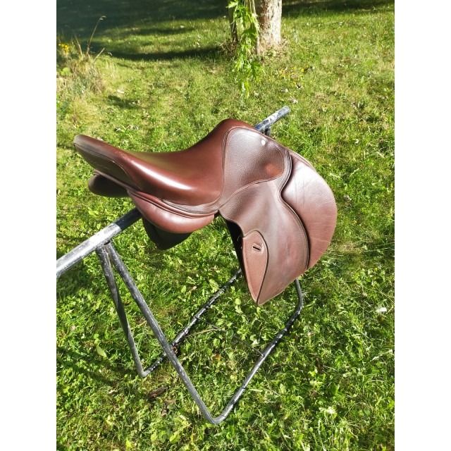 selle cuir fouganza 17,5"